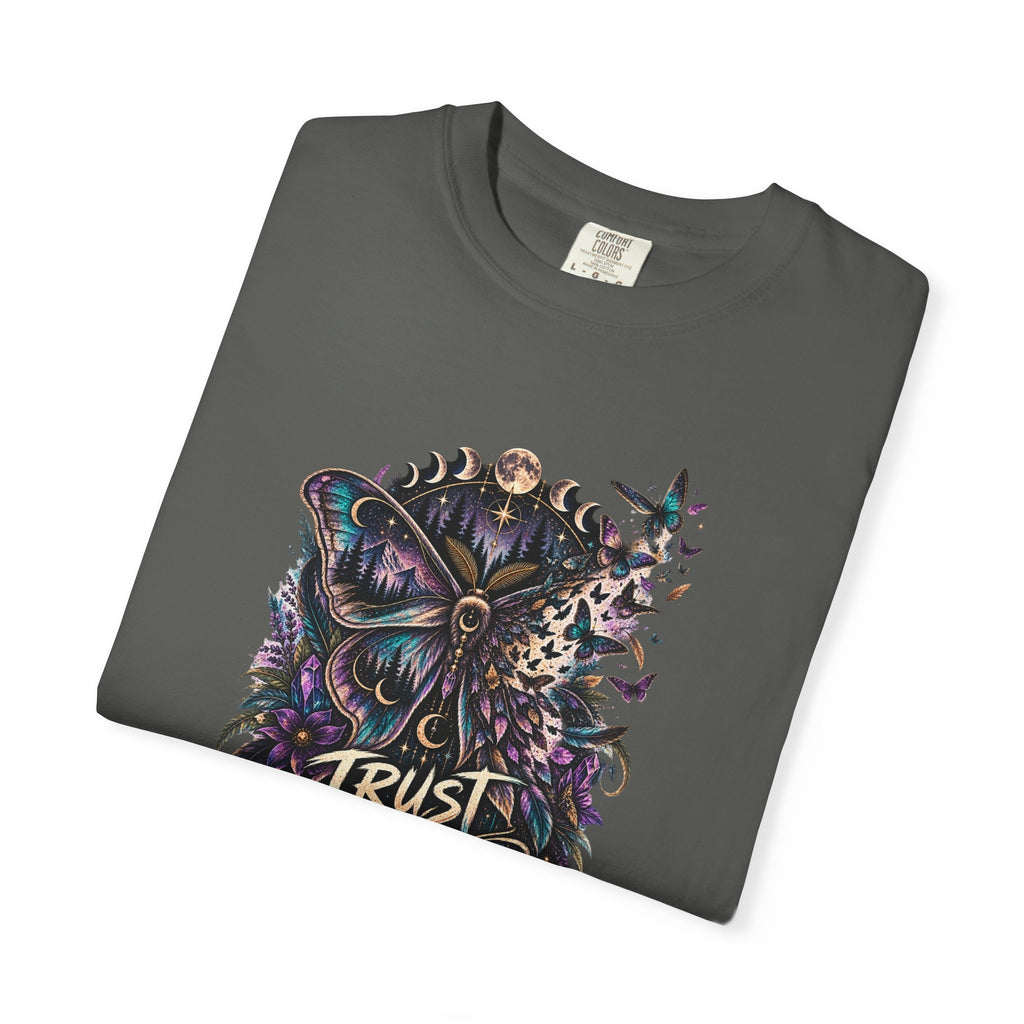 Moth Trust what You feel Empowerment Tee — Mystical Tee