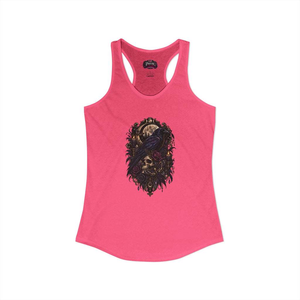Raven Skeleton Goth Tank