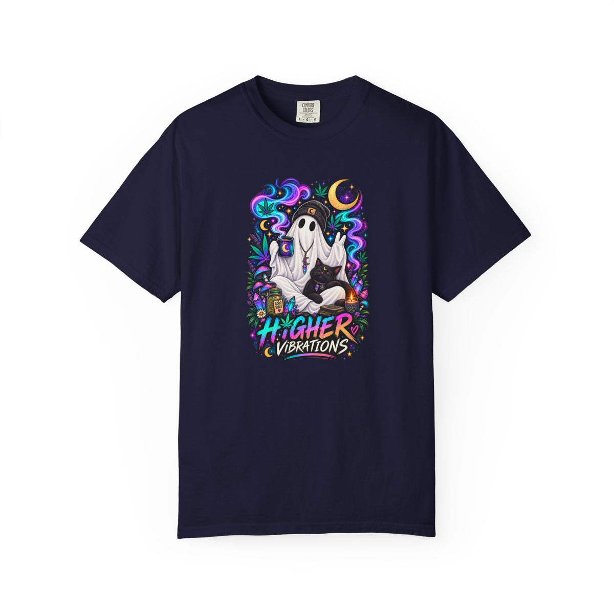 Higher Vibrations Ghost Graphic T-Shirt