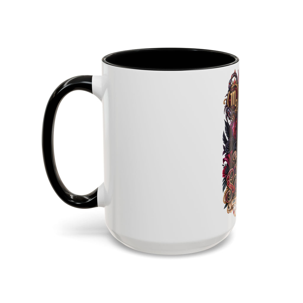 Scorpio Zodiac Black Cat Accent Coffee Mug – Astrology Gift (11oz & 15oz)