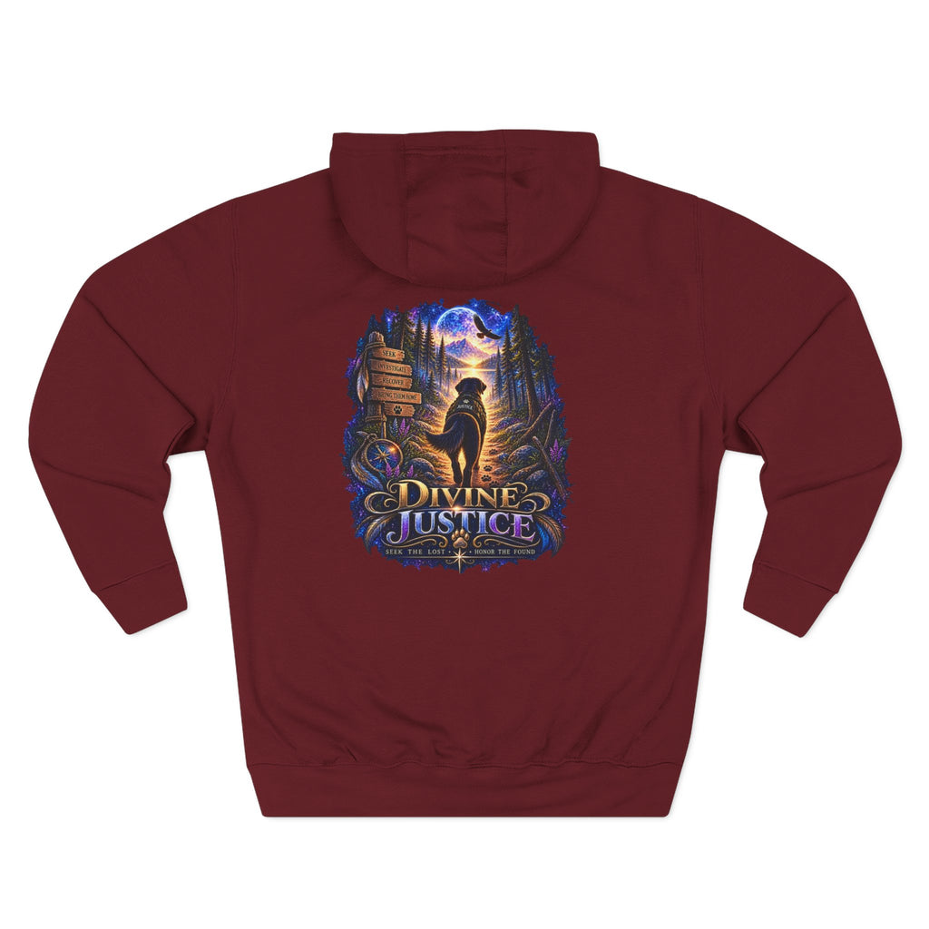Divine Justice Graphic Hoodie — Support the Mission