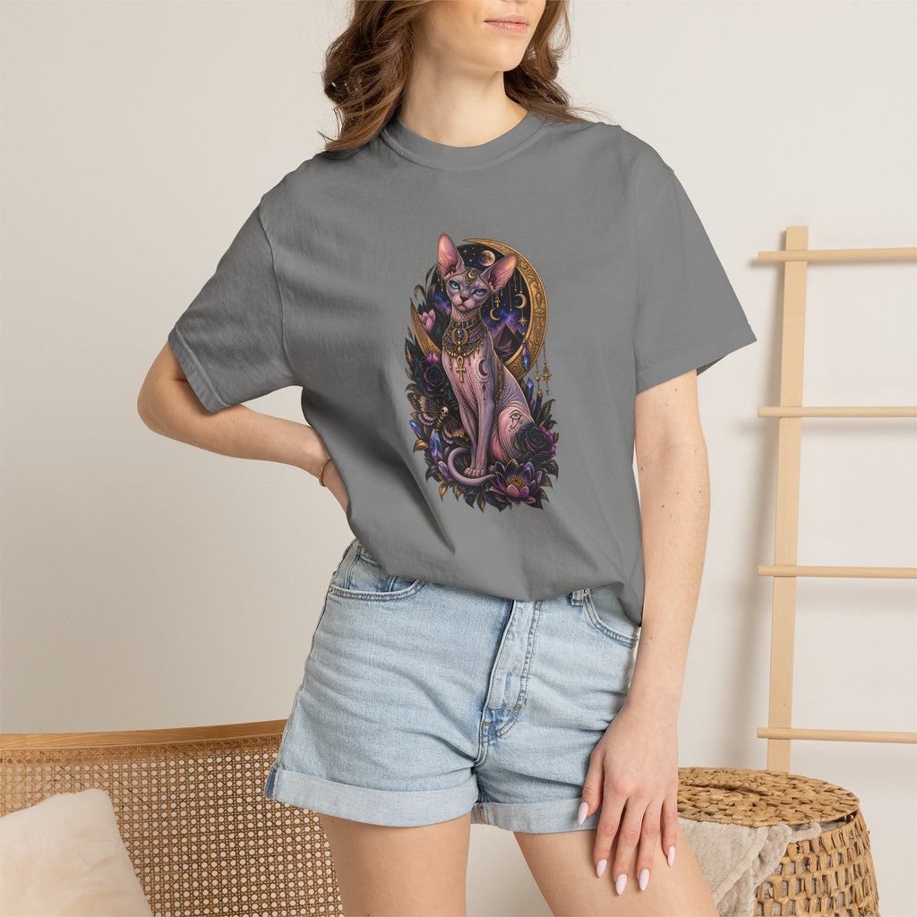 Egyptian Sphynx Moon cat Graphic T-Shirt