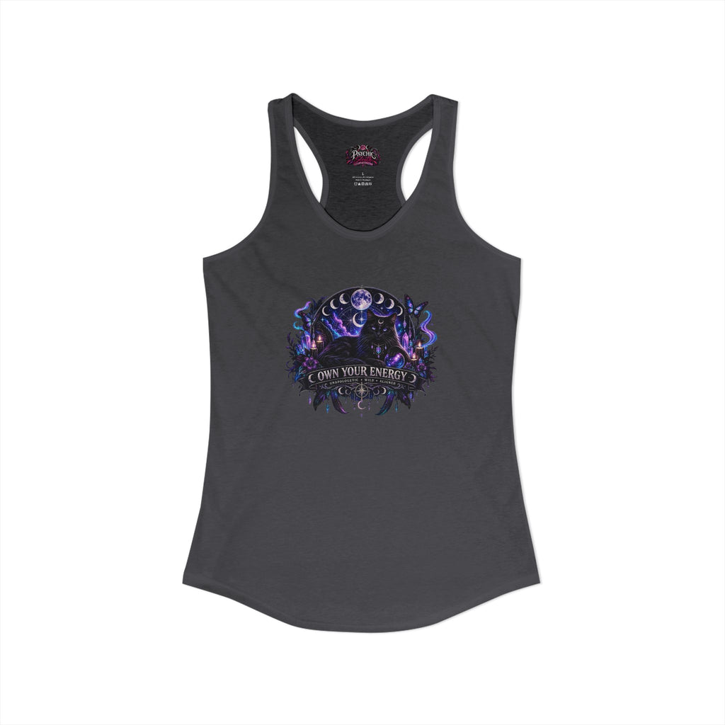 Own your Energy Majestic Black Cat Tank