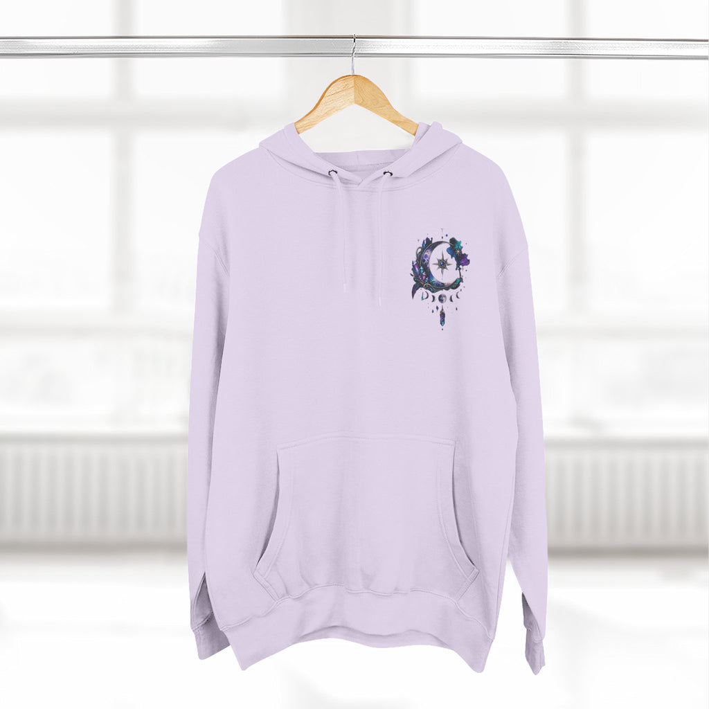 Mystic Moon Hoodie — "Trust the Signs" Celestial Fleece Pullover