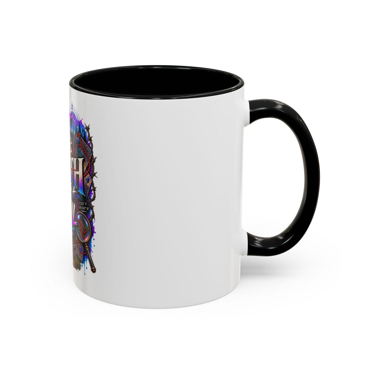 Truth Leaves a Trail Coffee Mug — Mystery Detective Noir Design (11/15 oz)
