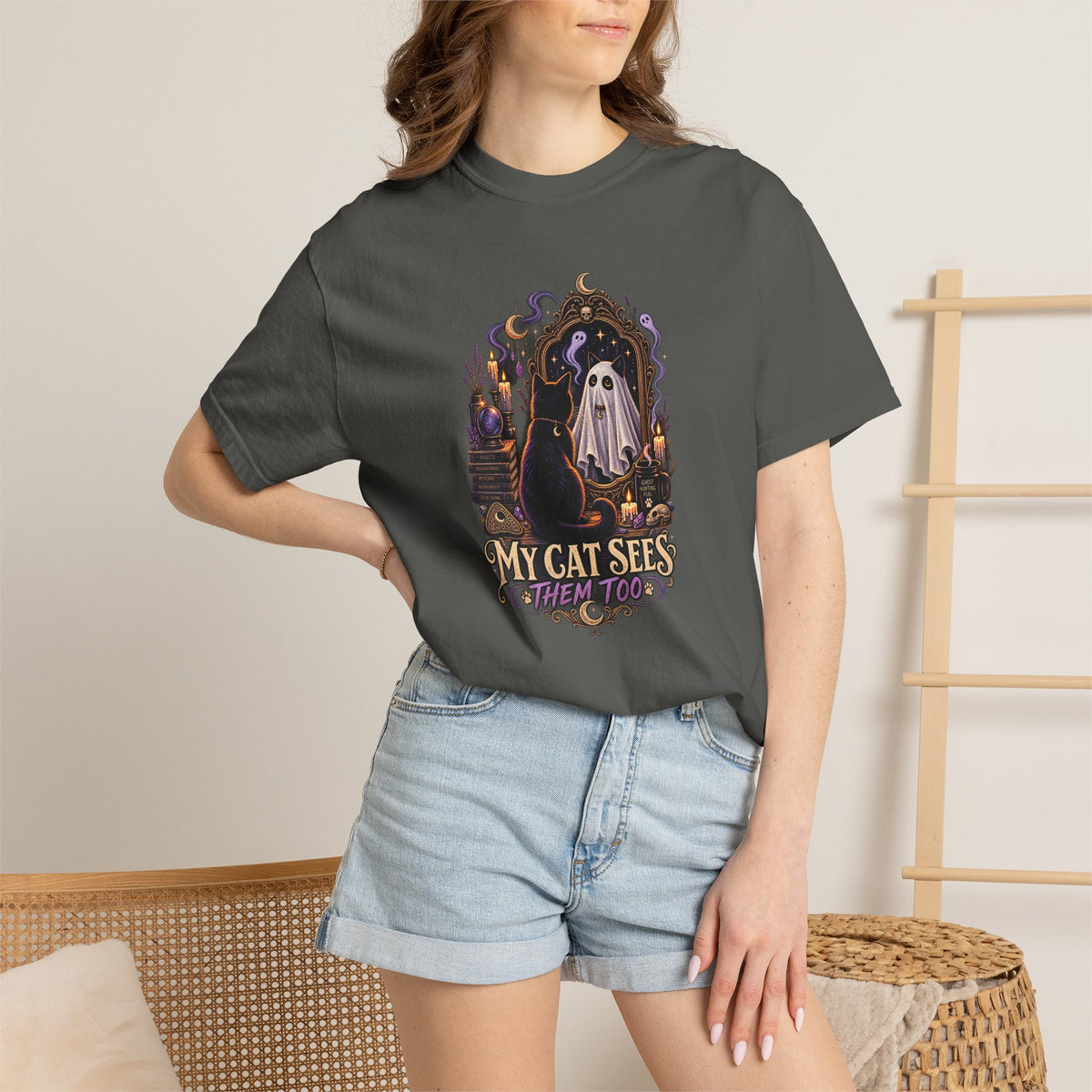 My Cat Sees Ghosts T-Shirt