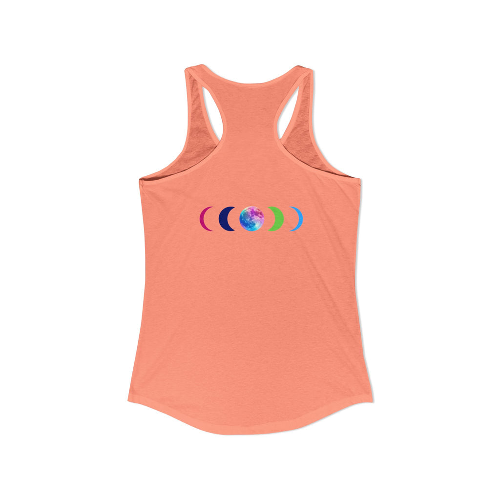 Rainbow Wolf Tank Top | Women's Racerback