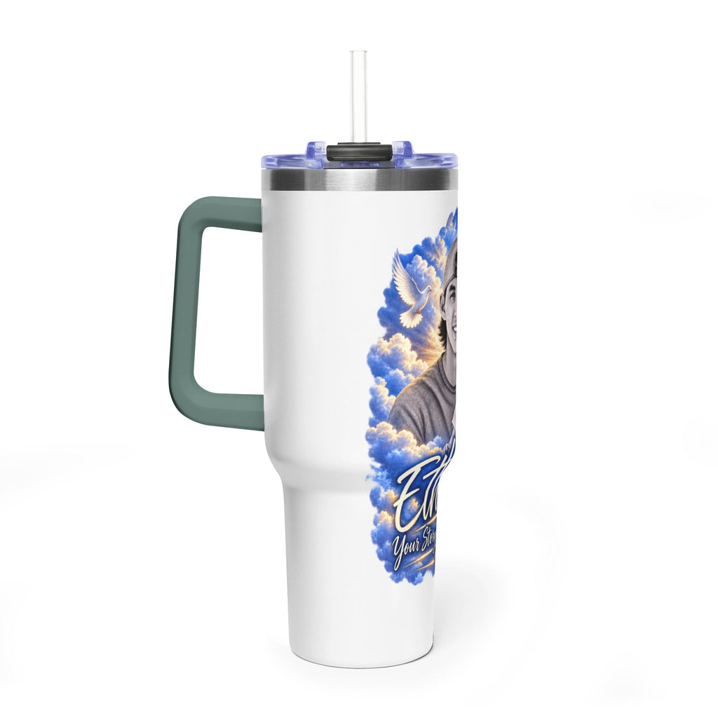 Memorial 40oz Tumbler - "Ethan" Personalized Tribute Vacuum Insulated Cup