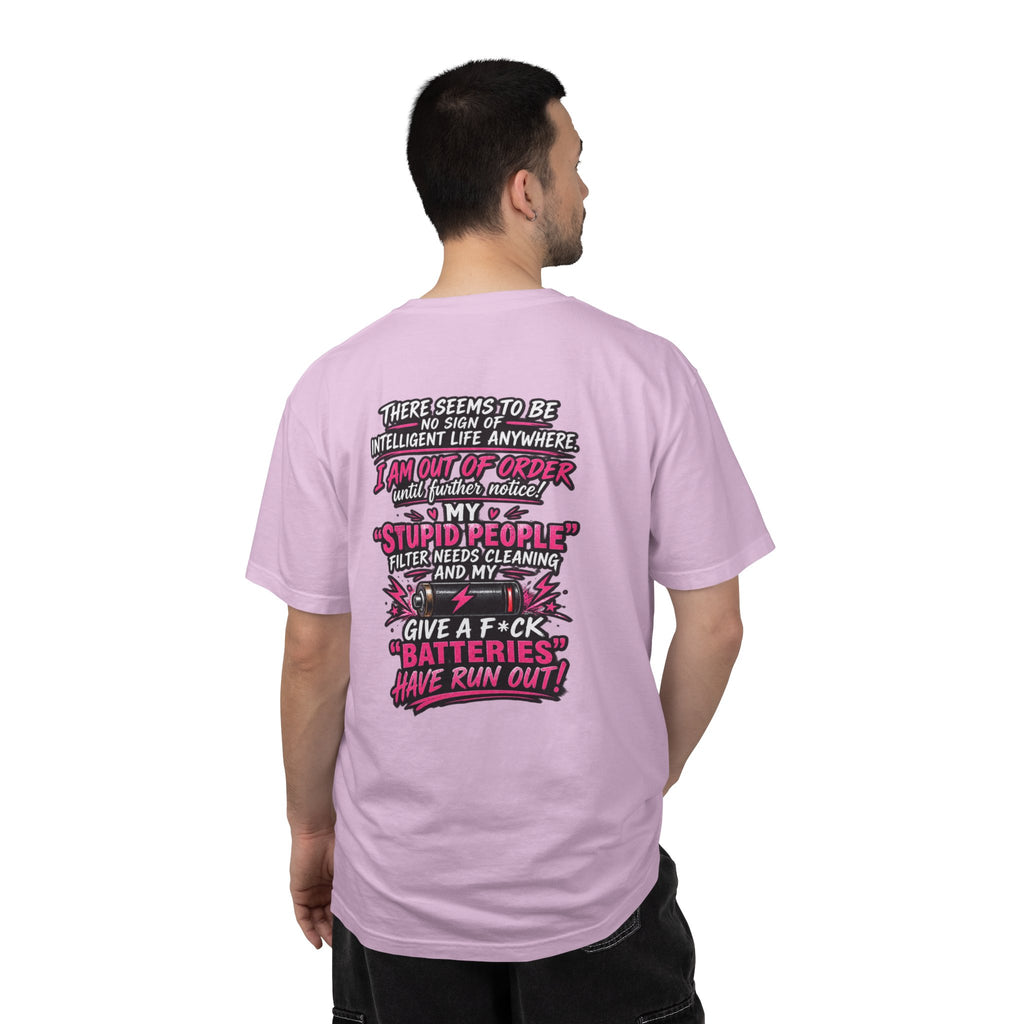 Graphic T-Shirt — 'I Am Out of Order' Humorous Rock Skull Tee