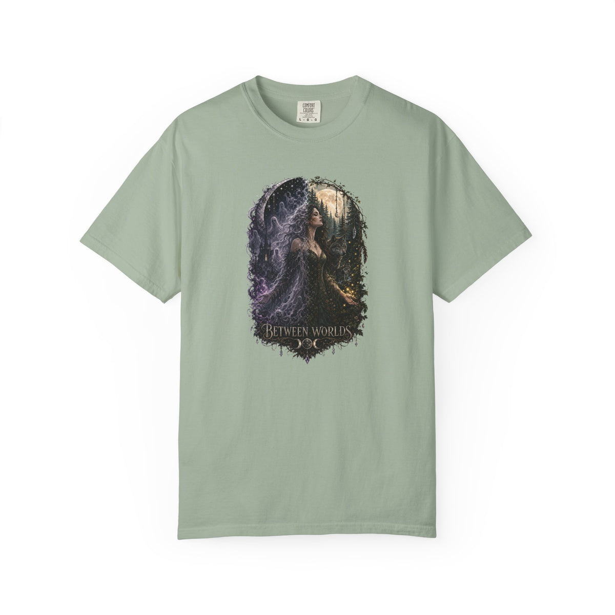 Fantasy Forest T-Shirt — "Between Worlds" Witchy Art Tee