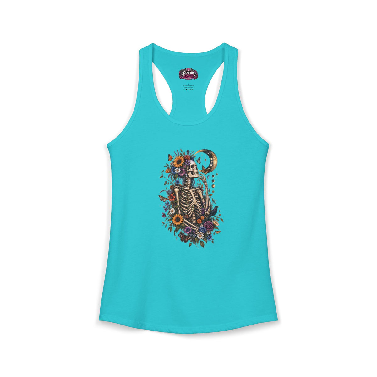 Floral Celestial Skeleton Tank