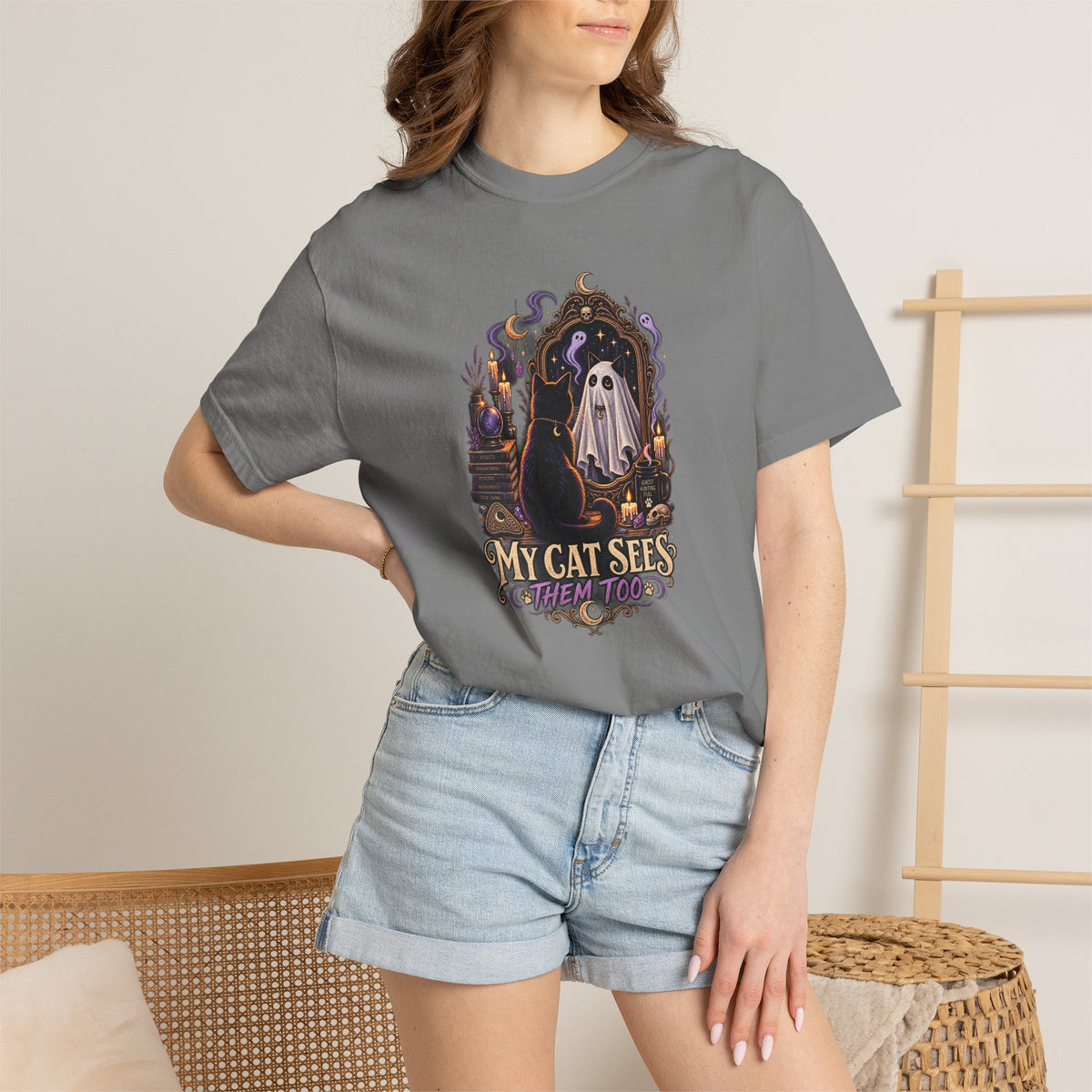My Cat Sees Ghosts T-Shirt
