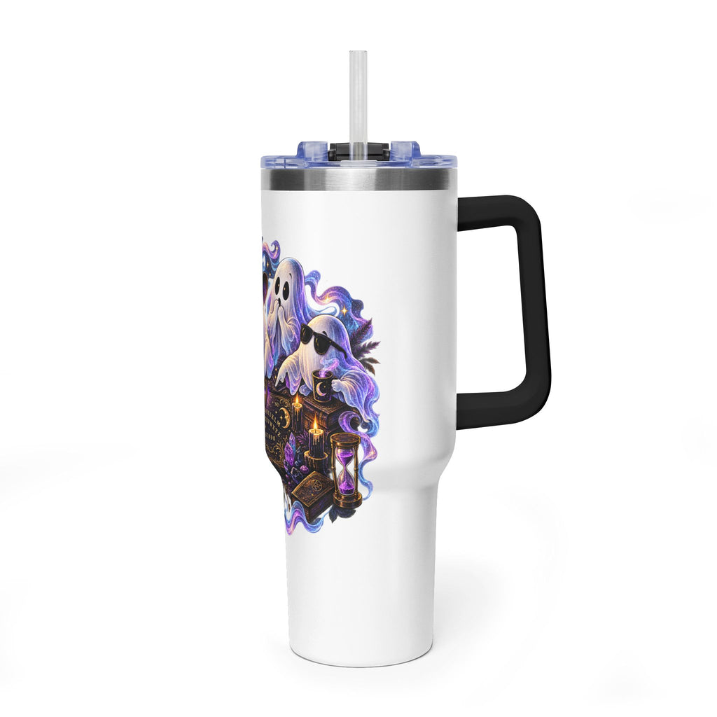 Ghost Crew 40oz Thermal Tumbler — Cute Halloween Ghosts Design