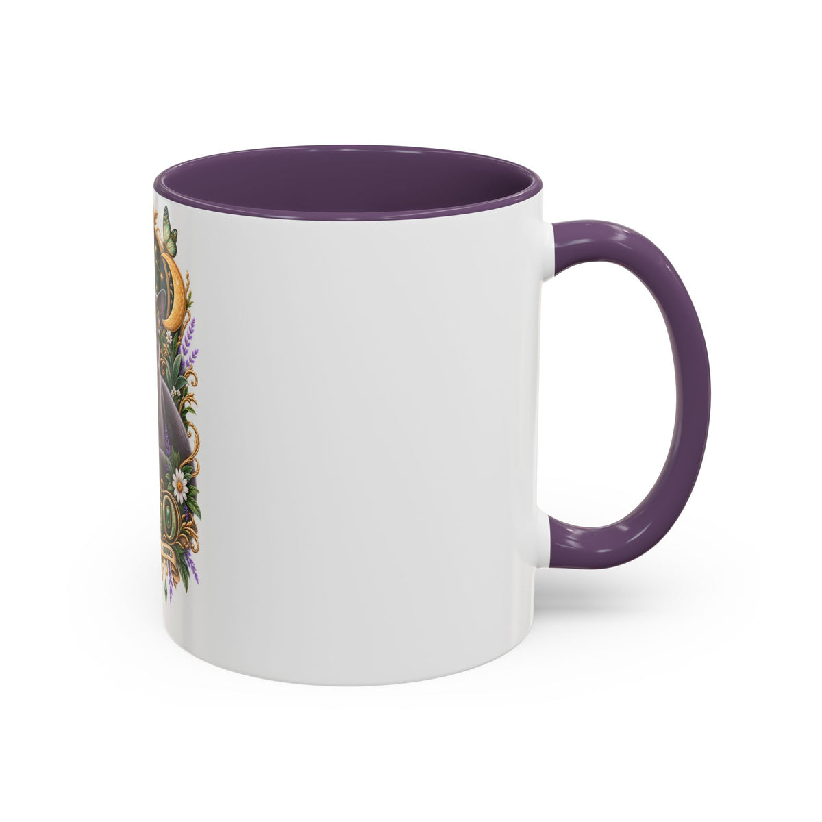 Virgo Russian Blue Cat Accent Coffee Mug — Zodiac Astrology Horoscope Gift (11/15 oz)