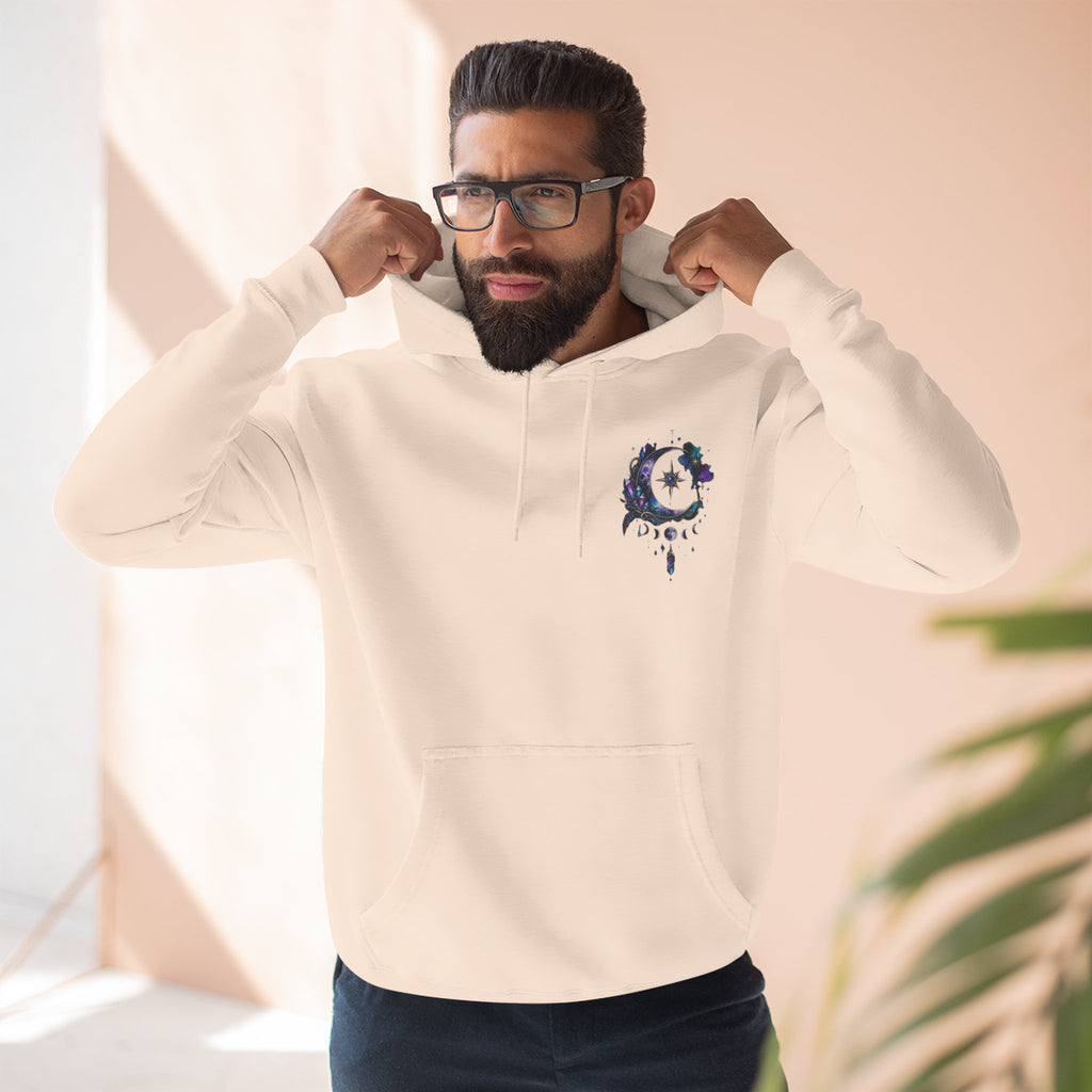 Mystic Moon Hoodie — "Trust the Signs" Celestial Fleece Pullover