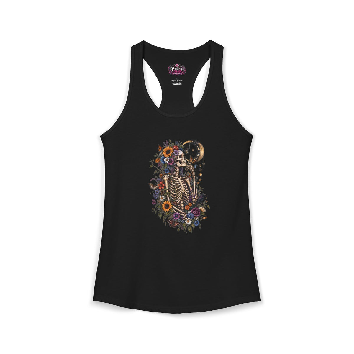Floral Celestial Skeleton Tank