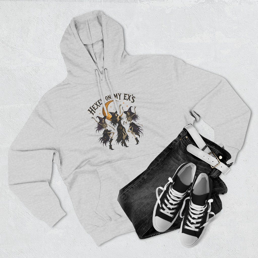 Hexes On My Exes Hoodie — Witchy Witchcraft Graphic Fleece Pullover