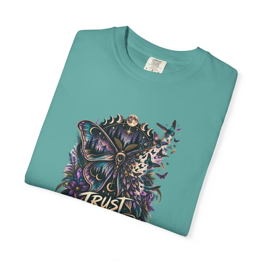 Moth Trust what You feel Empowerment Tee — Mystical Tee