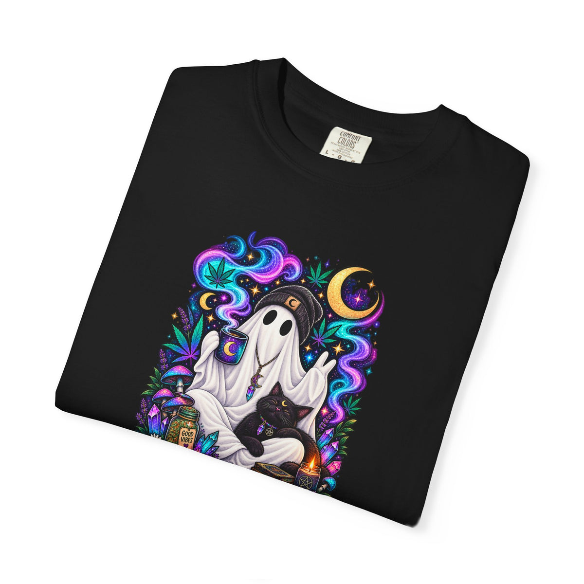 Higher Vibrations Ghost Graphic T-Shirt
