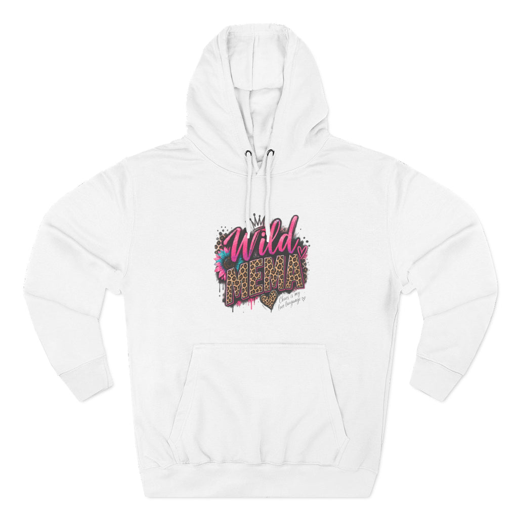 Wild Heart MEMA Leopard Print Hoodie — Women’s Trendy Graphic Pullover