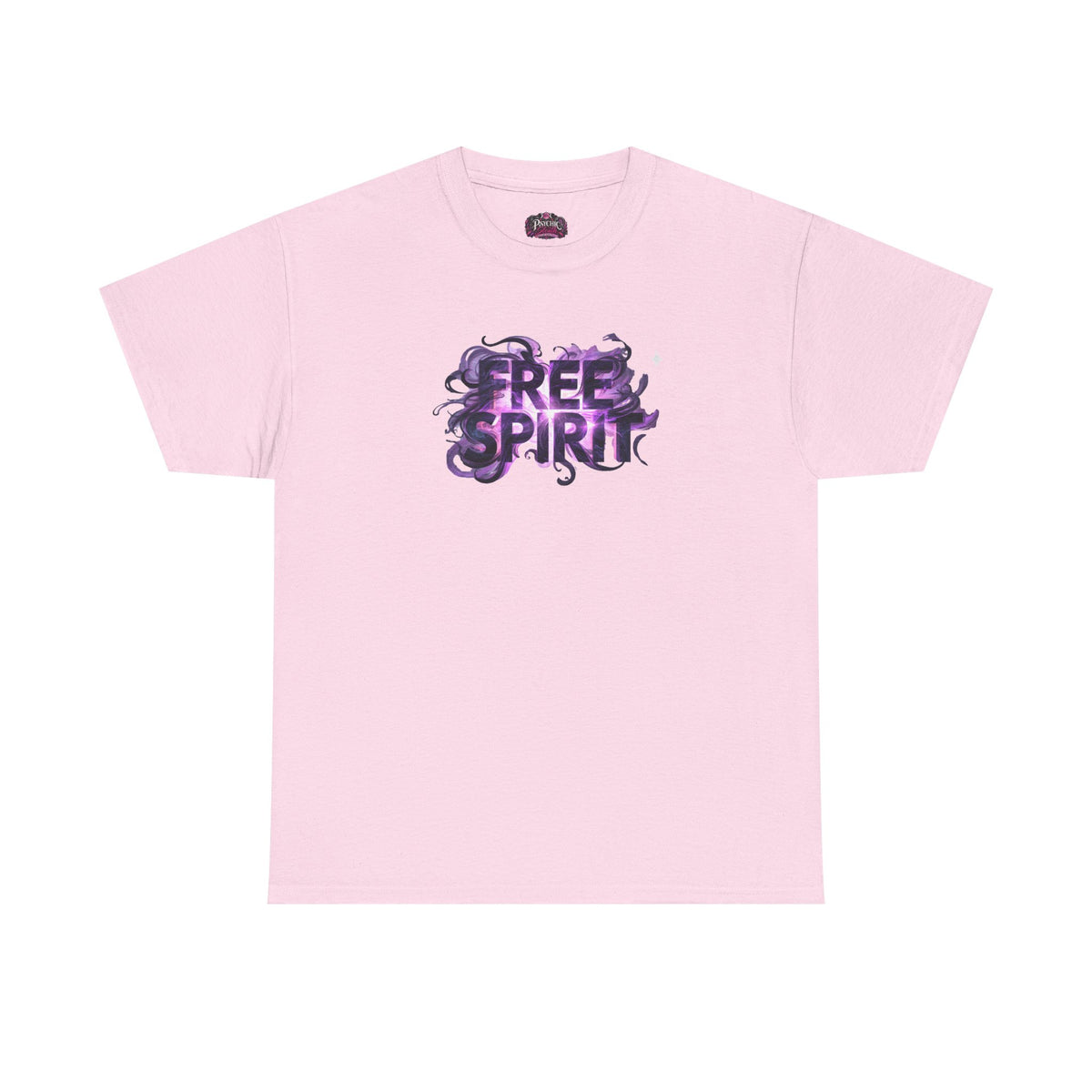 Free Spirit Tee — Purple Galaxy Wings Graphic T-Shirt