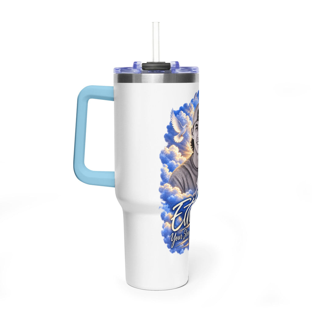 Memorial 40oz Tumbler - "Ethan" Personalized Tribute Vacuum Insulated Cup
