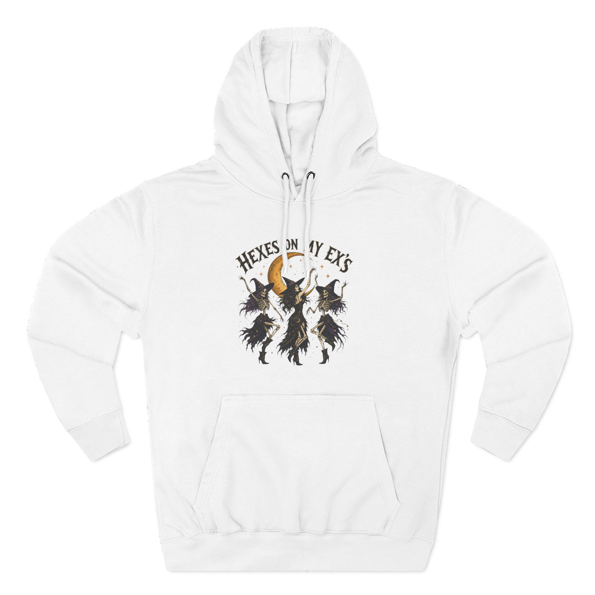 Hexes On My Exes Hoodie — Witchy Witchcraft Graphic Fleece Pullover