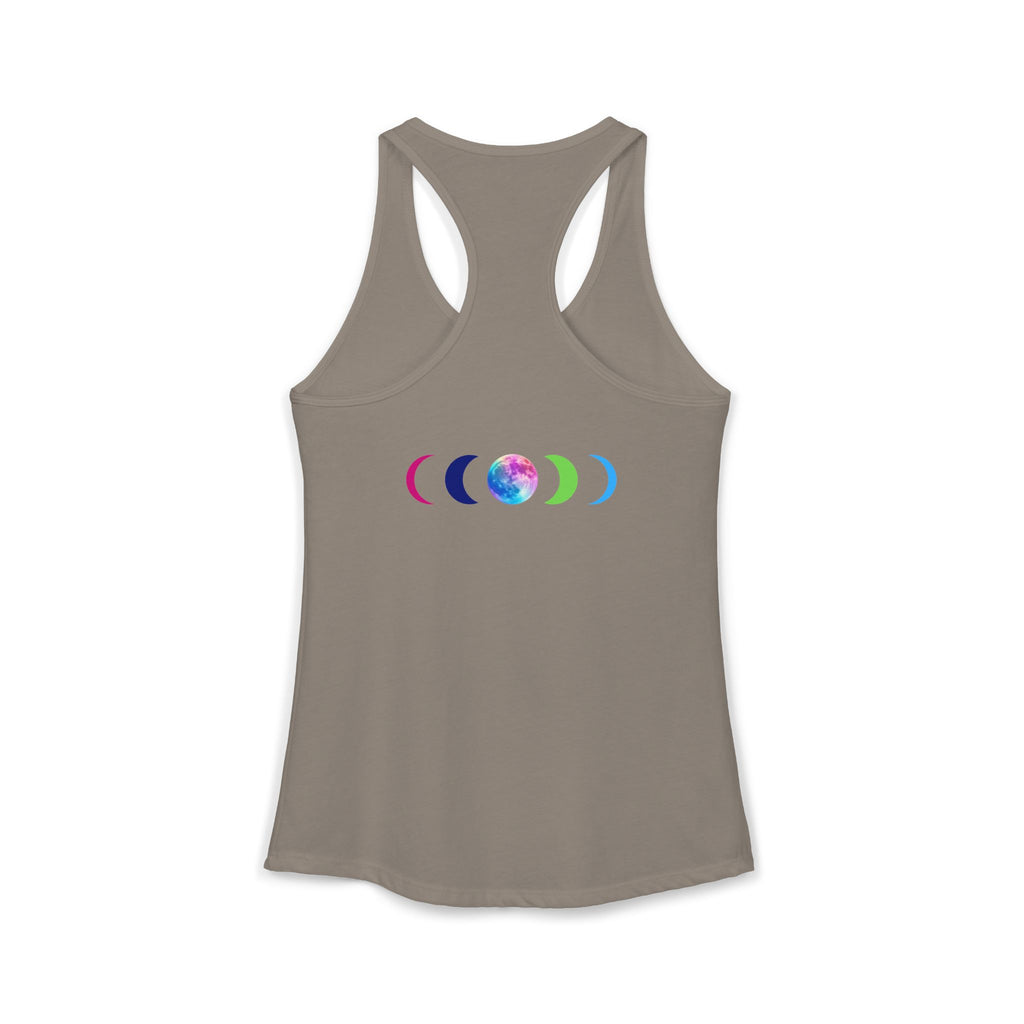 Rainbow Wolf Tank Top | Women's Racerback