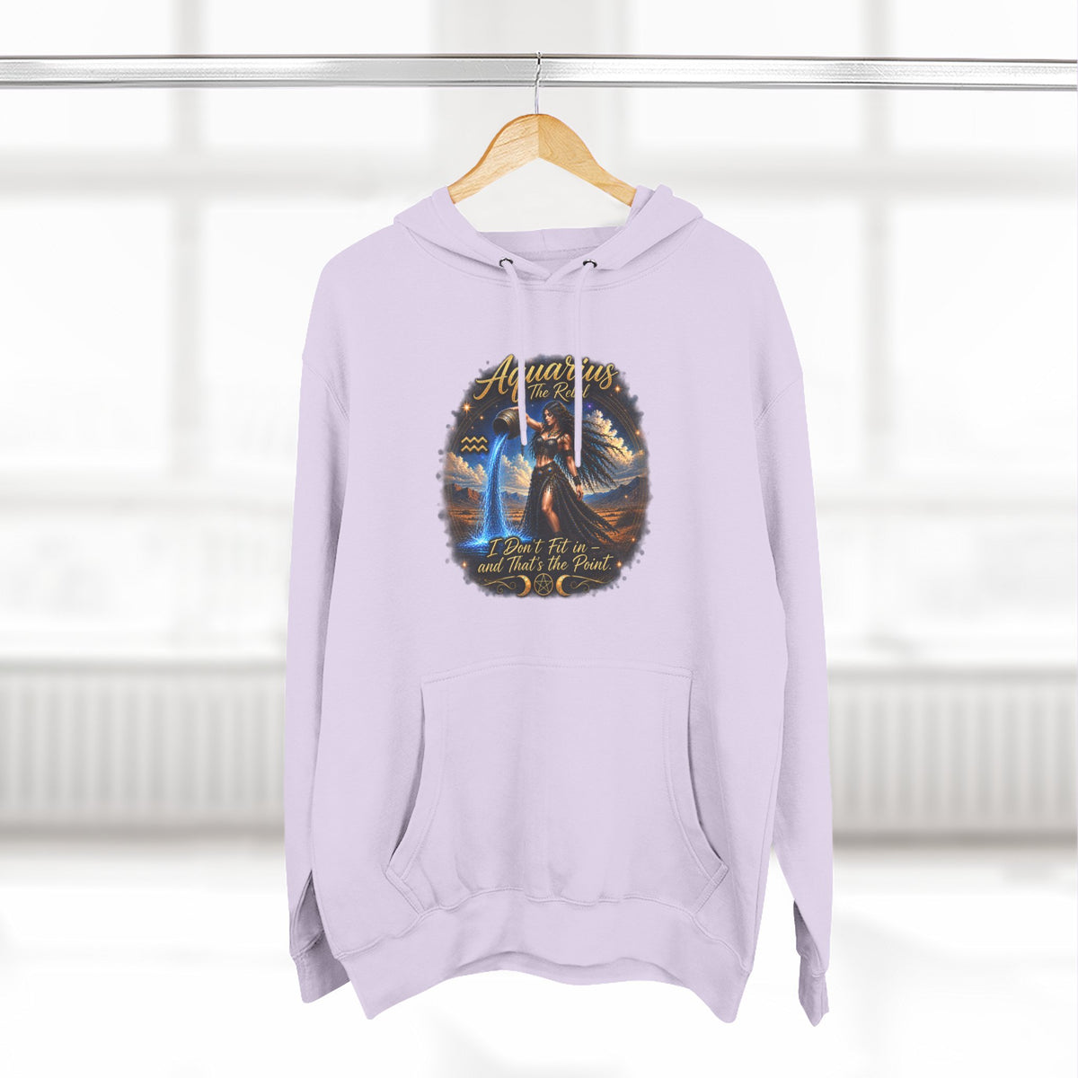 Aquarius Rebel Zodiac Hoodie