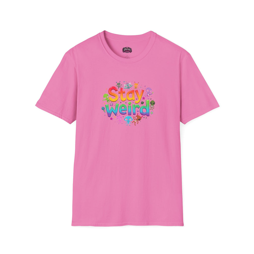 Stay Weird T-Shirt — Colorful Cute Alien Graphic Tee