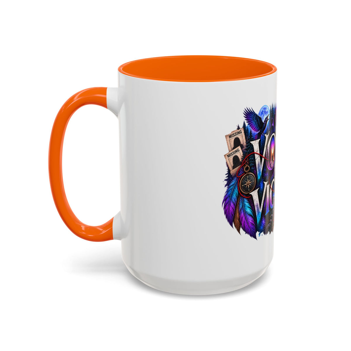 Voices for Victims Accent Coffee Mug – Advocacy & Support Ceramic Mug (11/15oz)