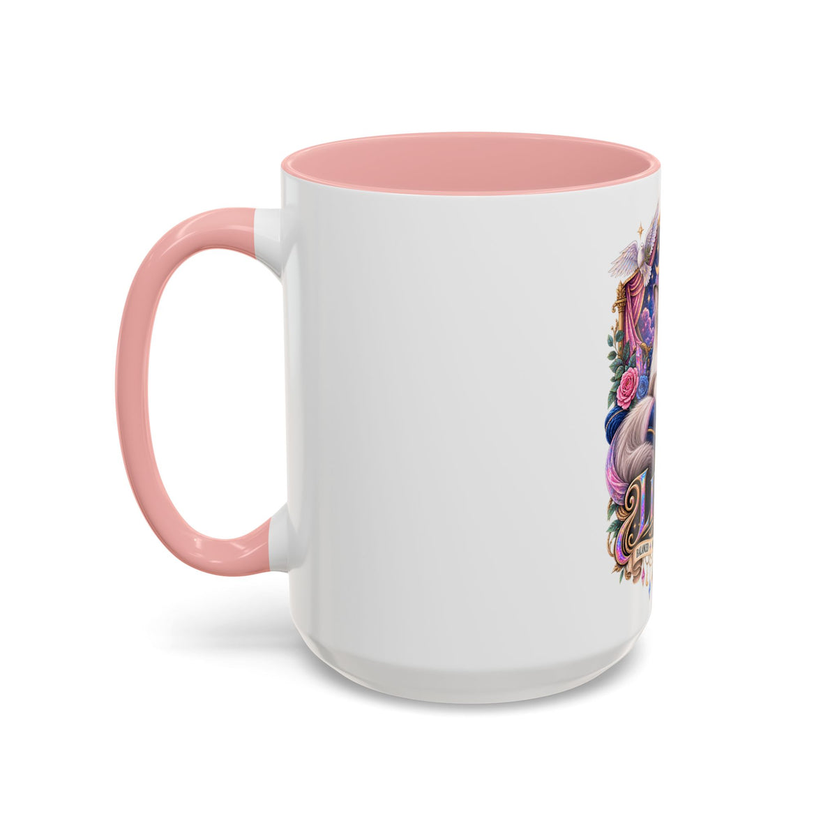 Libra Persian Cat Accent Coffee Mug — Zodiac Horoscope Gift (11/15oz)