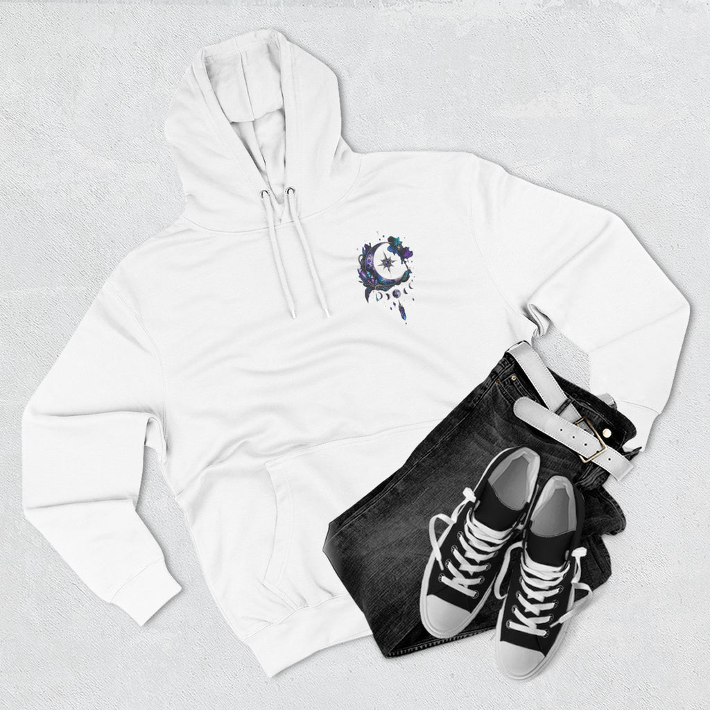 Mystic Moon Hoodie — "Trust the Signs" Celestial Fleece Pullover