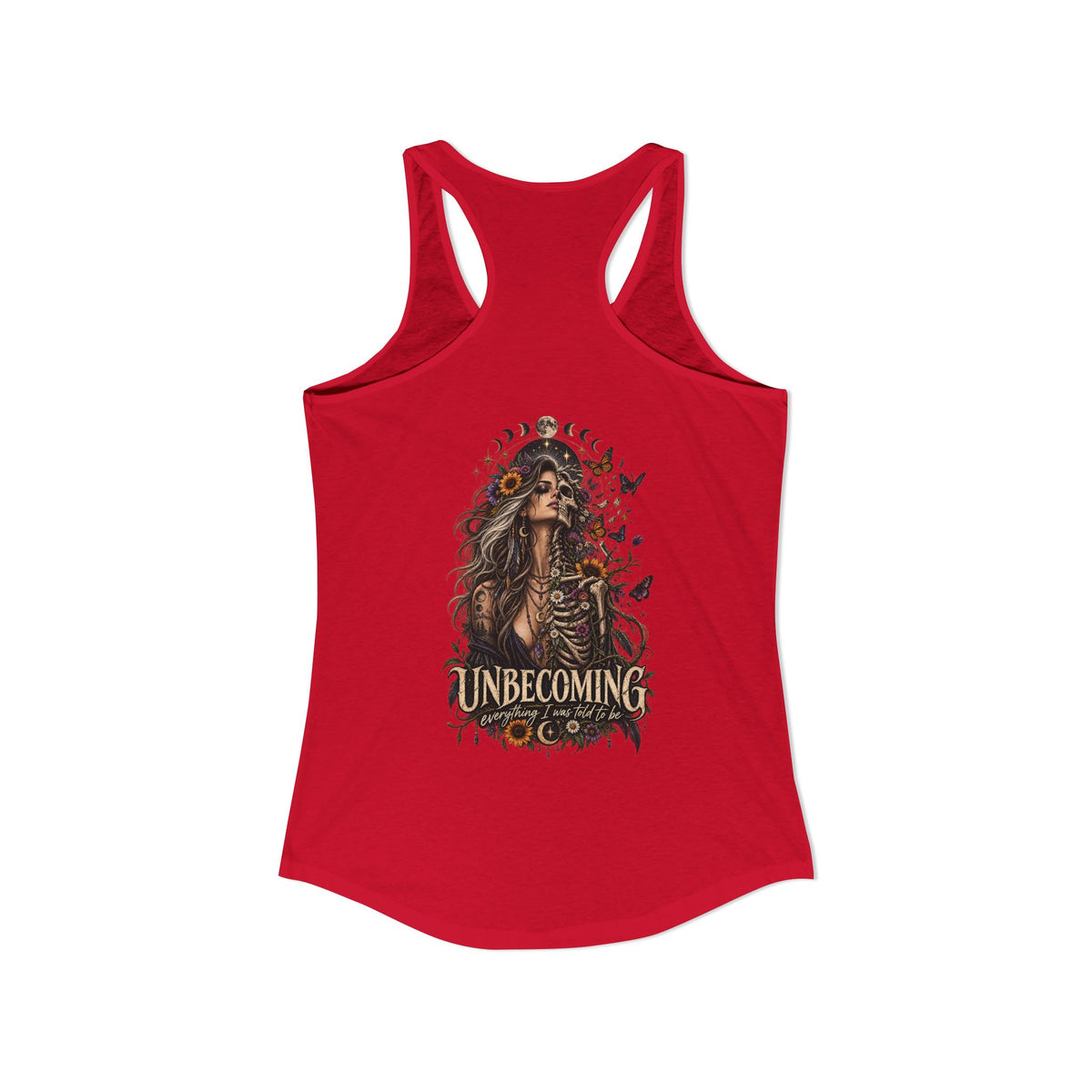 Unbecoming Woman Skeleton Gothic Tank