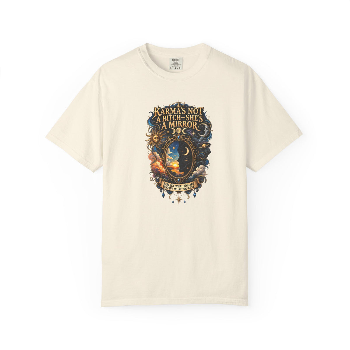 Karma's not a Bitch she's a Mirror- Mystic Tarot Graphic Tee