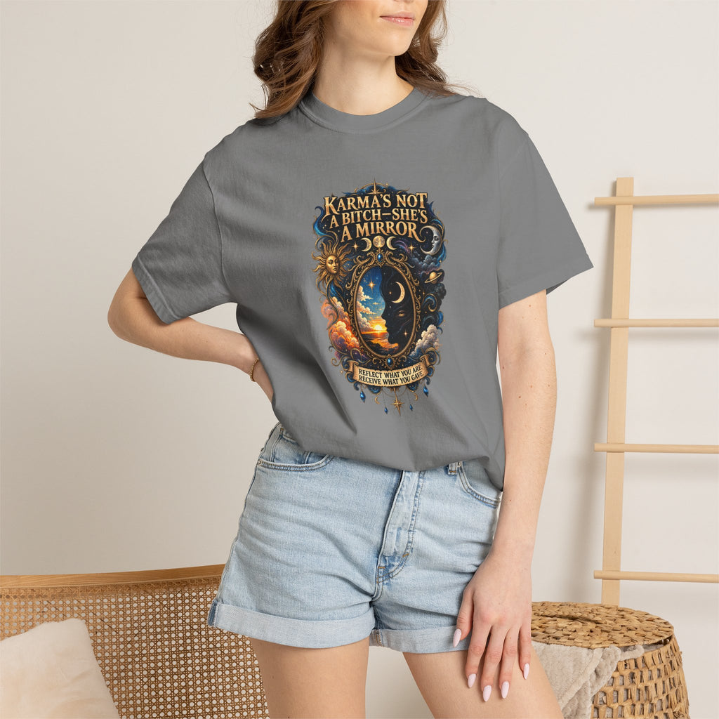 Karma's not a Bitch she's a Mirror- Mystic Tarot Graphic Tee