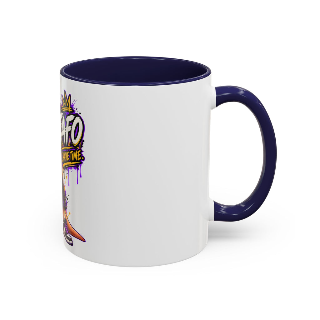 Kangaroo Streetwear Coffee Mug — "FAFO I Have Time" Accent Mug