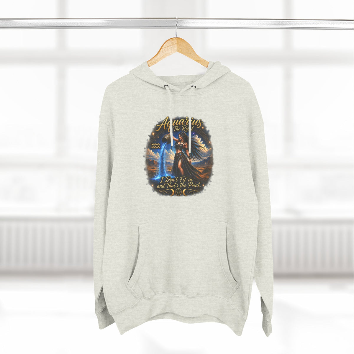 Aquarius Rebel Zodiac Hoodie