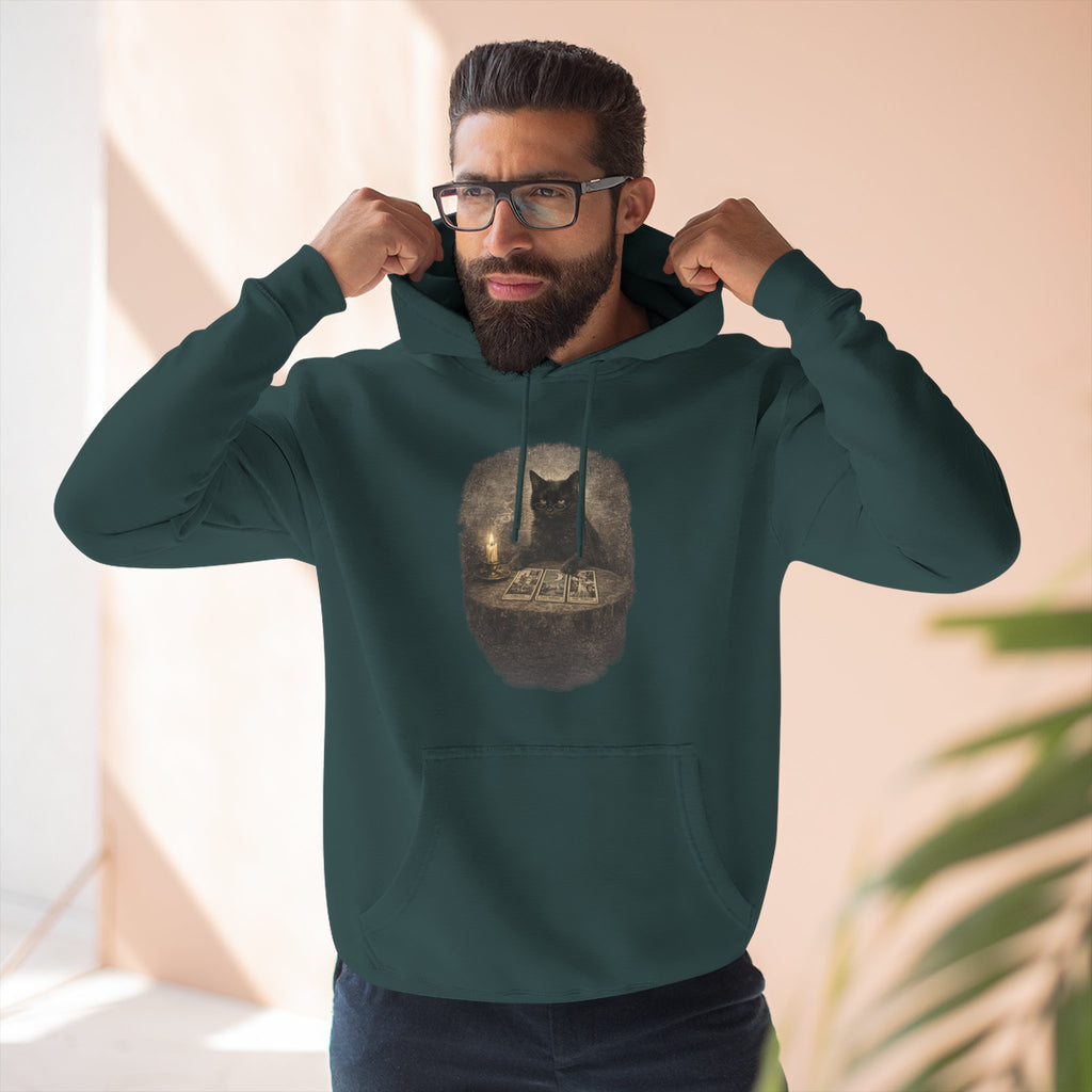 Tarot Black Cat Pull Over Hoodie