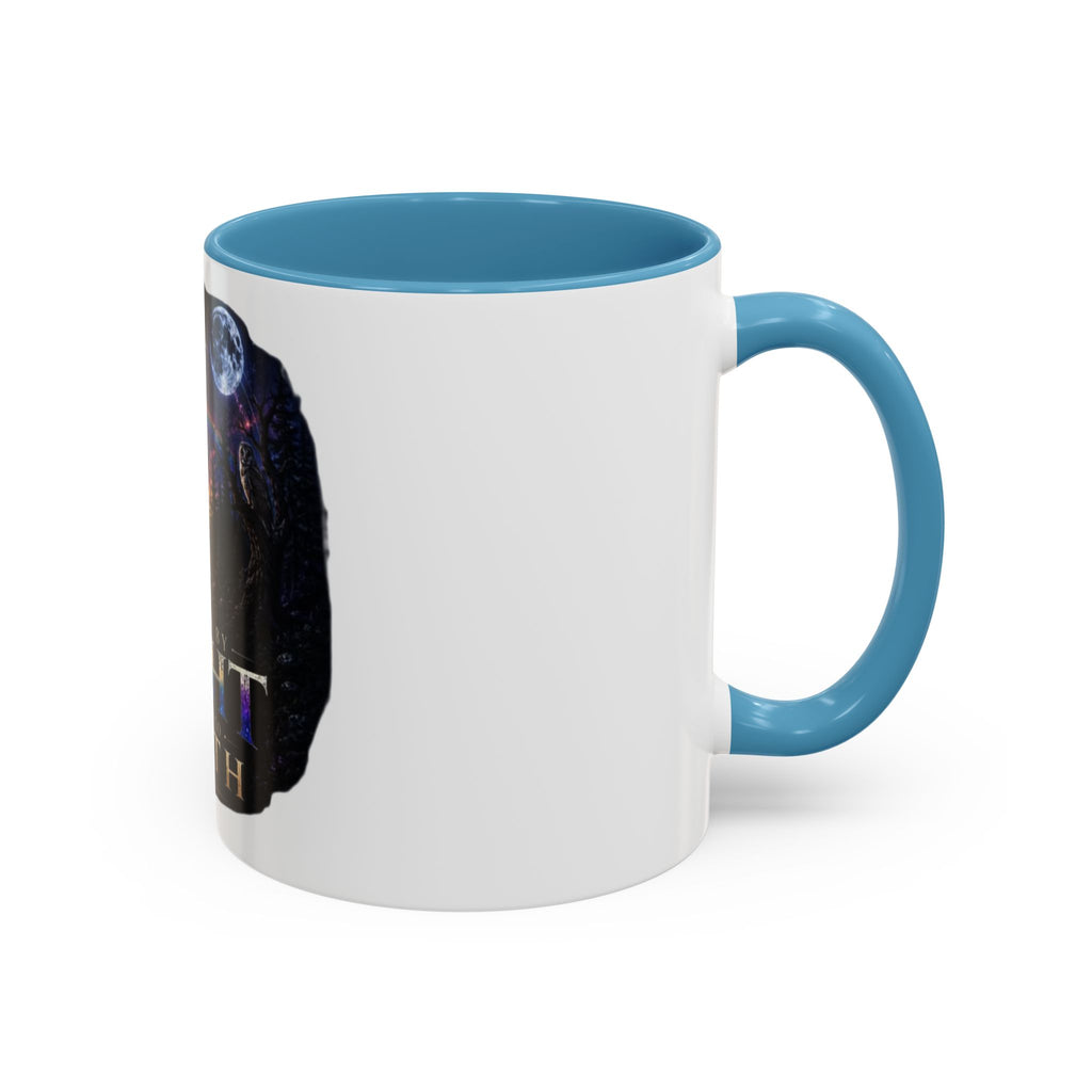 Guided by Light Coffee Mug — Inspirational Nature Moonrise Design (11/15oz) Advocacy mug