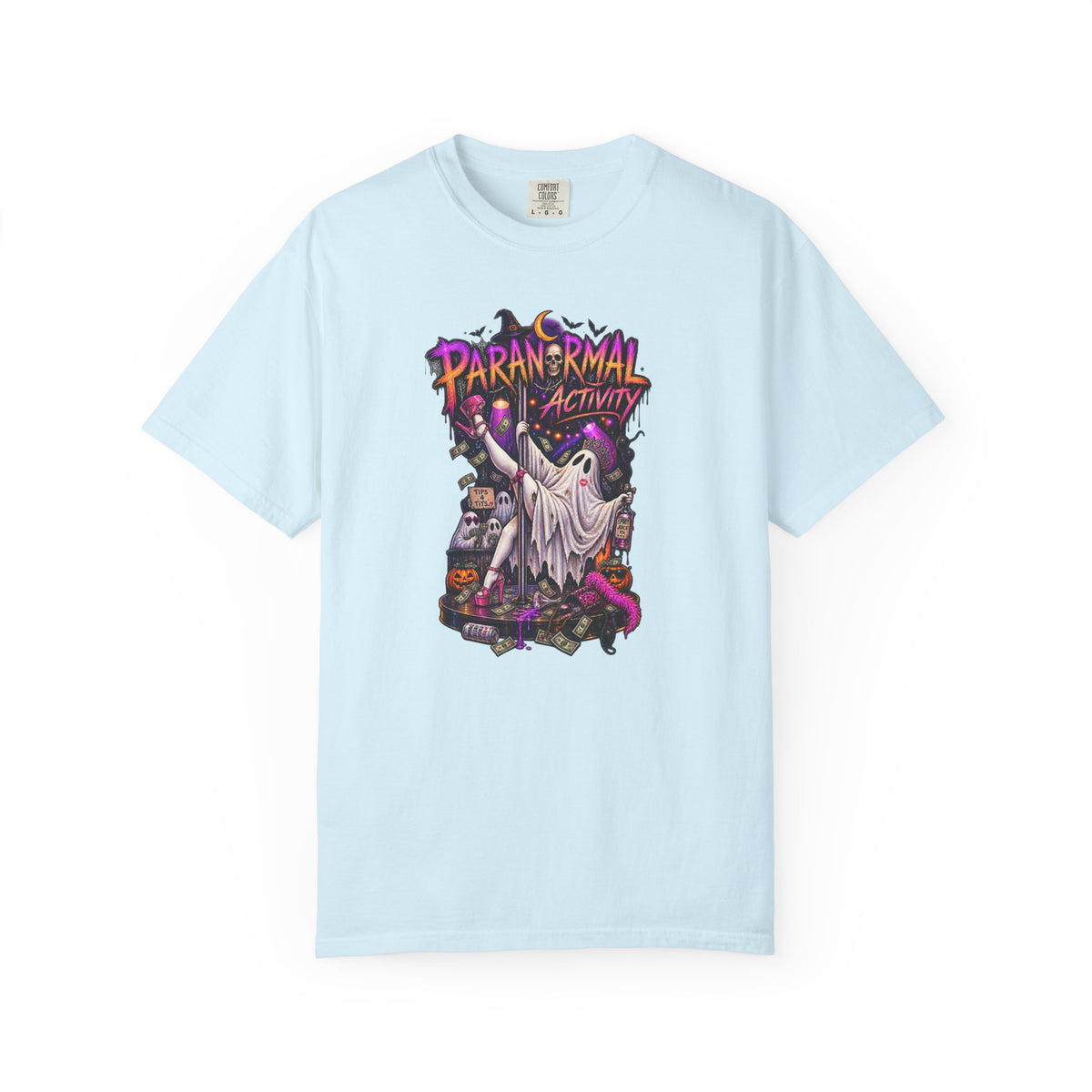 Paranormal Activity Ghost T-Shirt= Halloween ghost tee