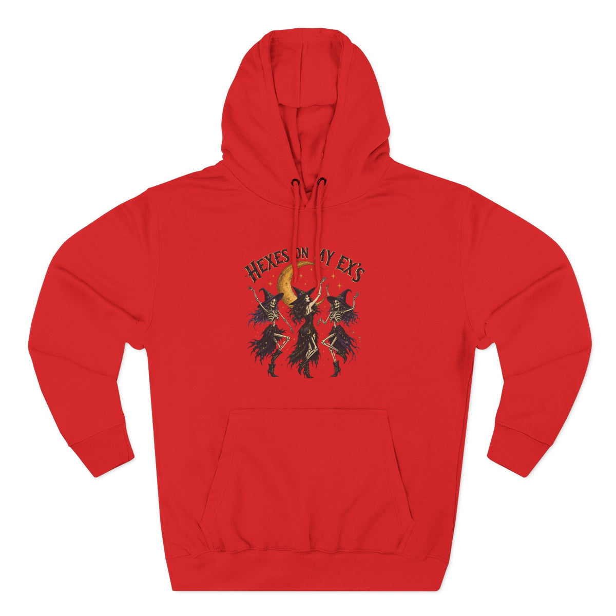 Hexes On My Exes Hoodie — Witchy Witchcraft Graphic Fleece Pullover