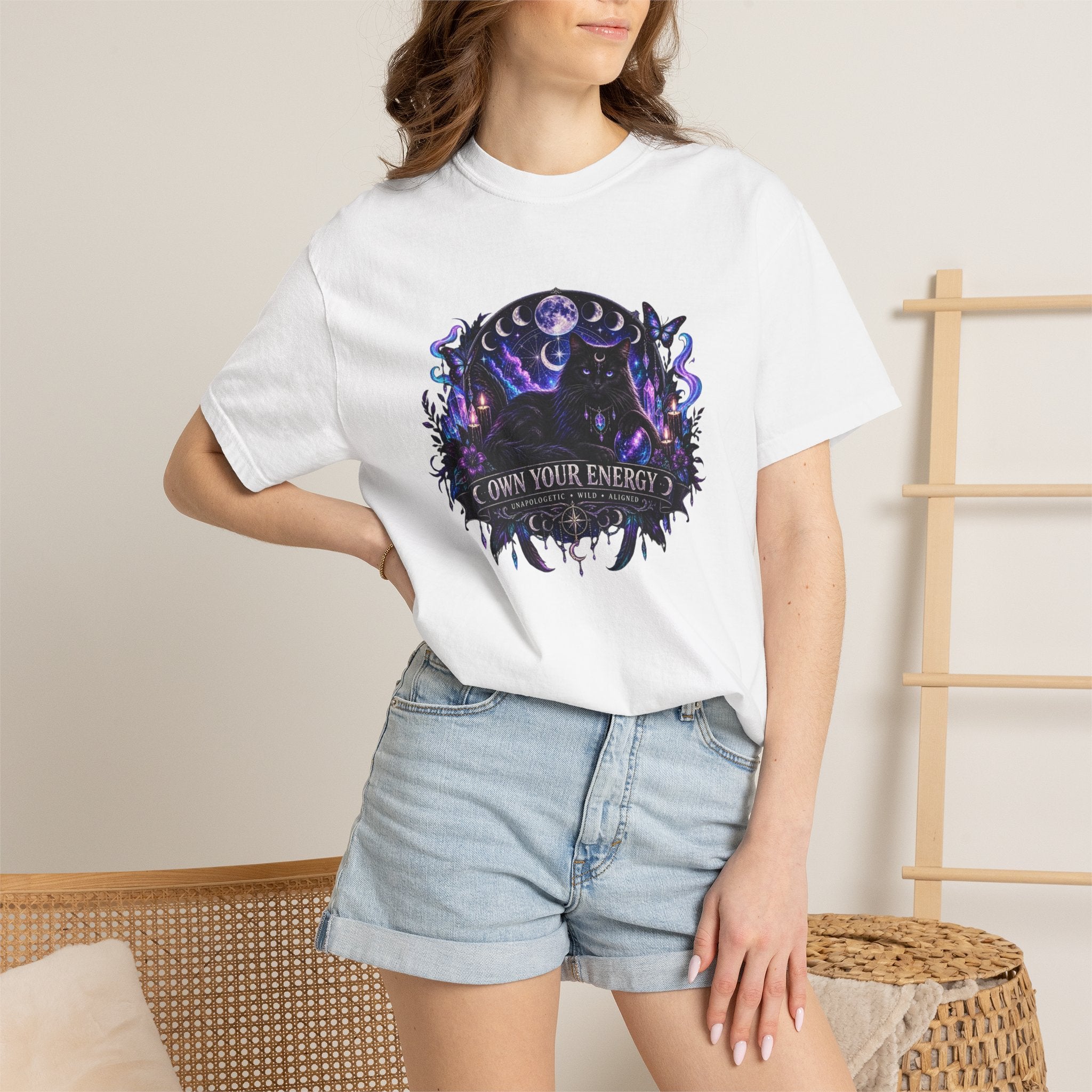 Own Your Energy T-Shirt — Mystic Moon Forest Graphic Tee
