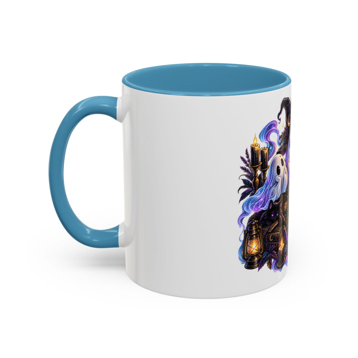 Halloween Ghost Ouija Accent Coffee Mug (11/15oz)