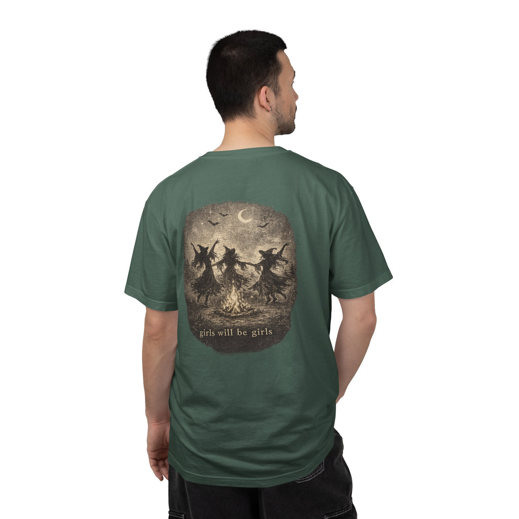 Witch Sisters T-Shirt — "Girls Will Be Girls" Graphic Tee