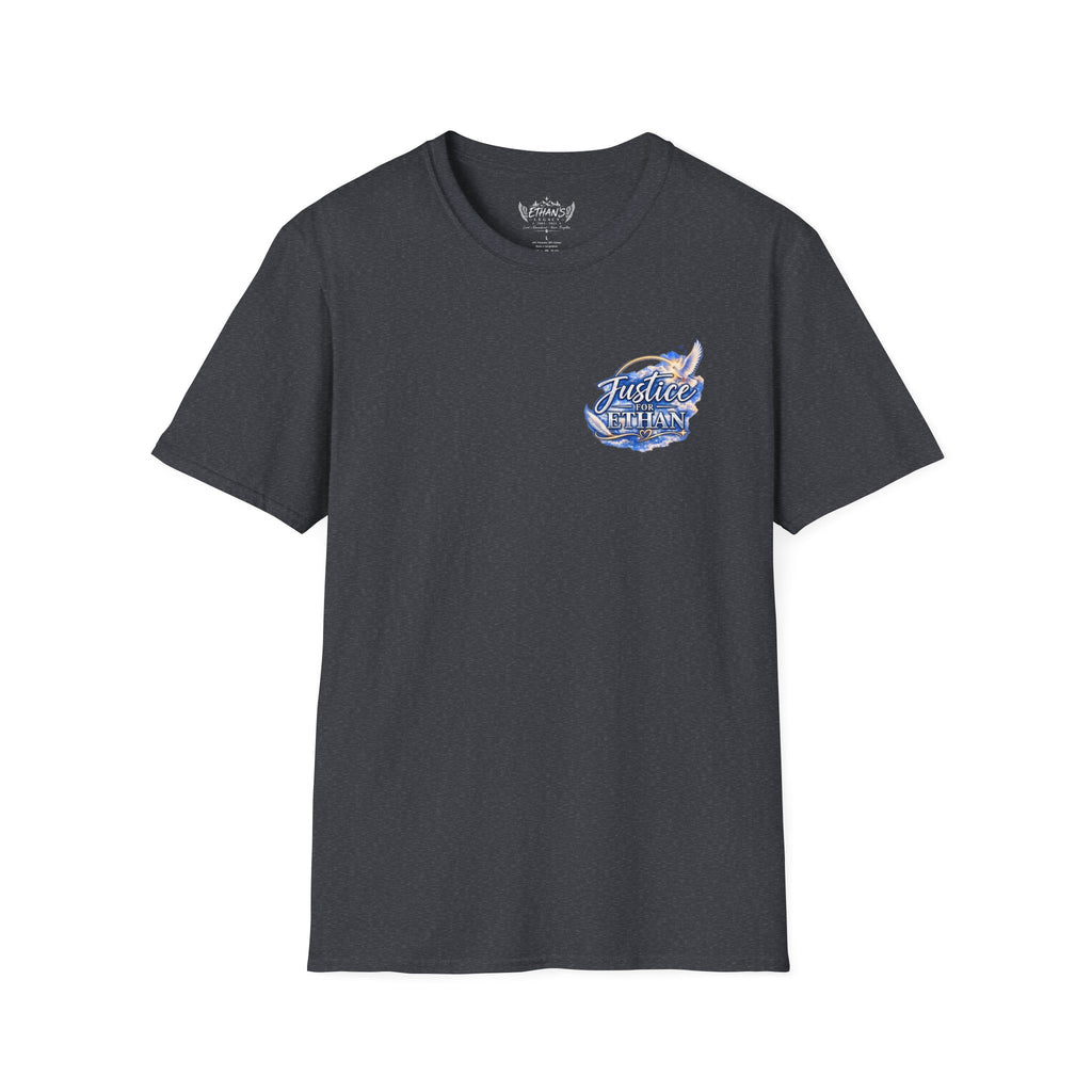 T-Shirt — "Justice for Ethan" " Your story still matters" Memorial Tee ( Angel Wing Edition)