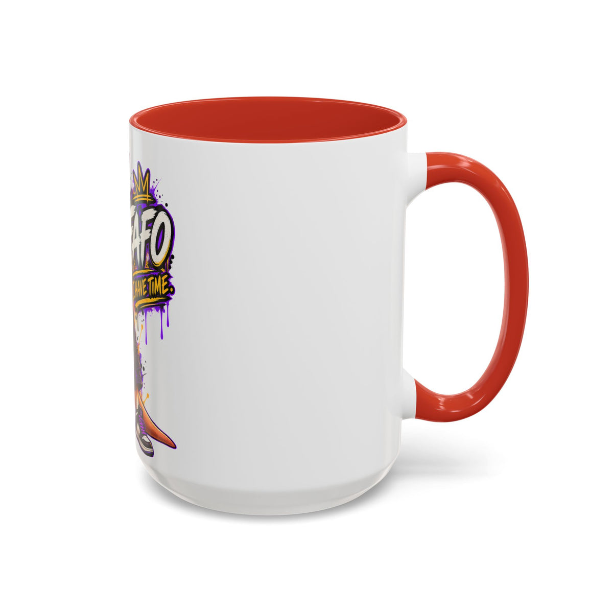 Kangaroo Streetwear Coffee Mug — "FAFO I Have Time" Accent Mug