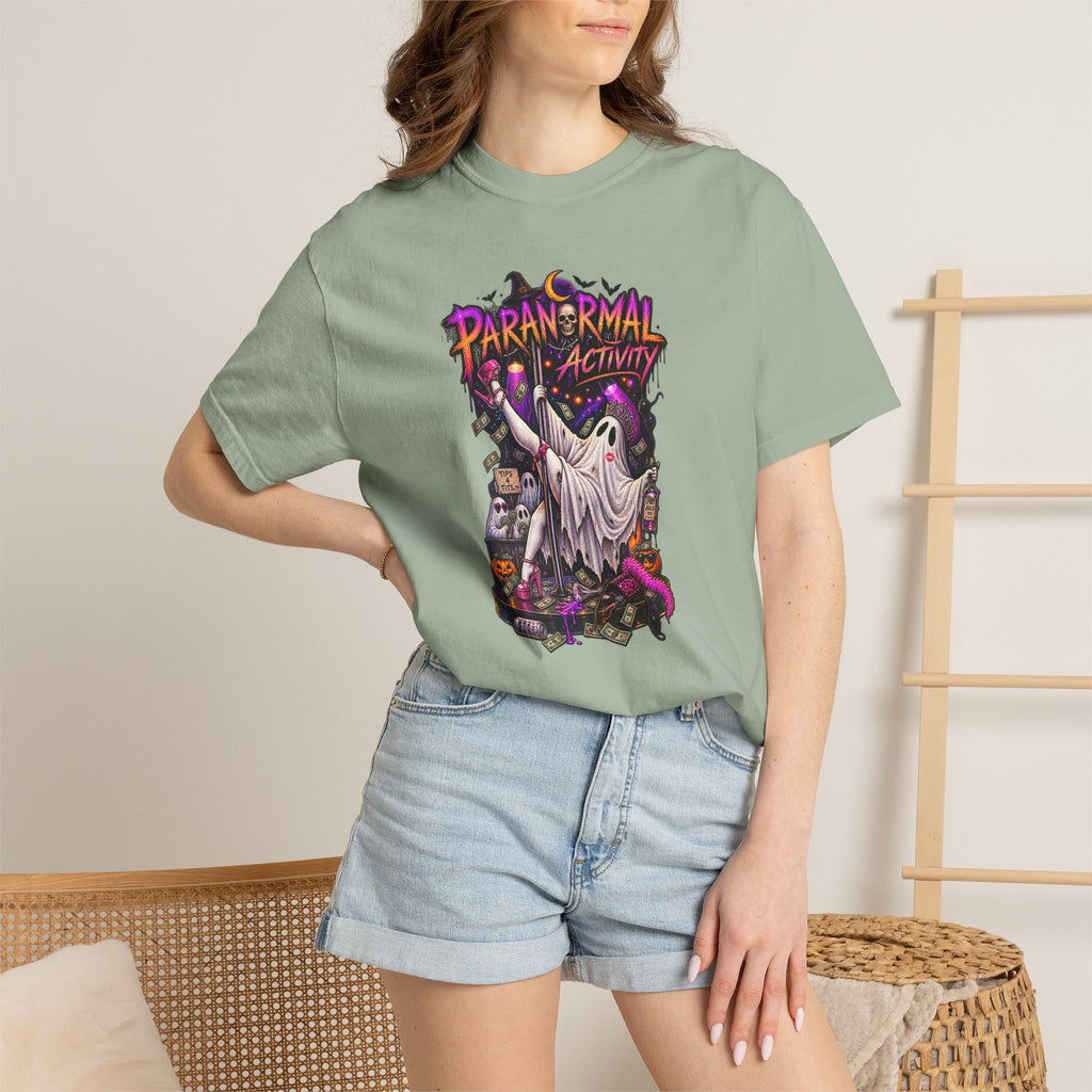 Paranormal Activity Ghost T-Shirt= Halloween ghost tee