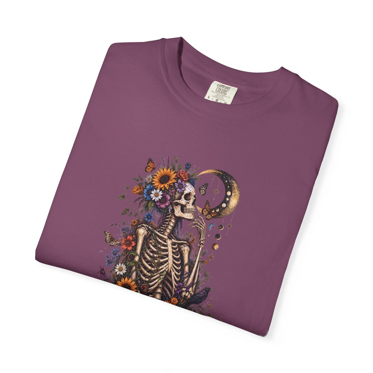 Floral Skeleton T-Shirt — Gothic Floral