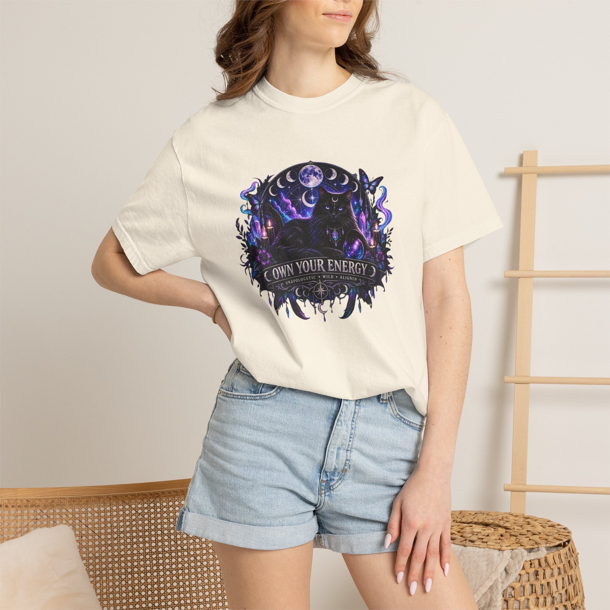 Own Your Energy T-Shirt — Mystic Moon Forest Graphic Tee